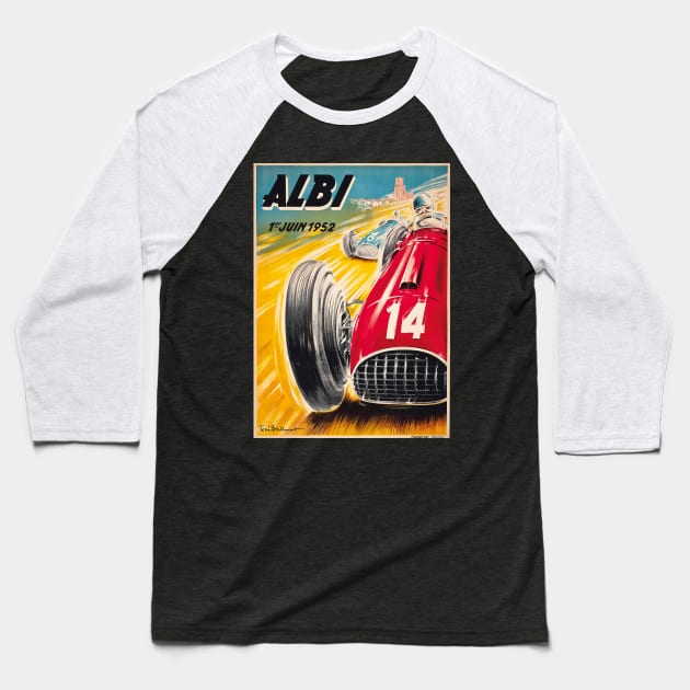 Albi Grand Prix 1952 Baseball T-Shirt by Suprise MF